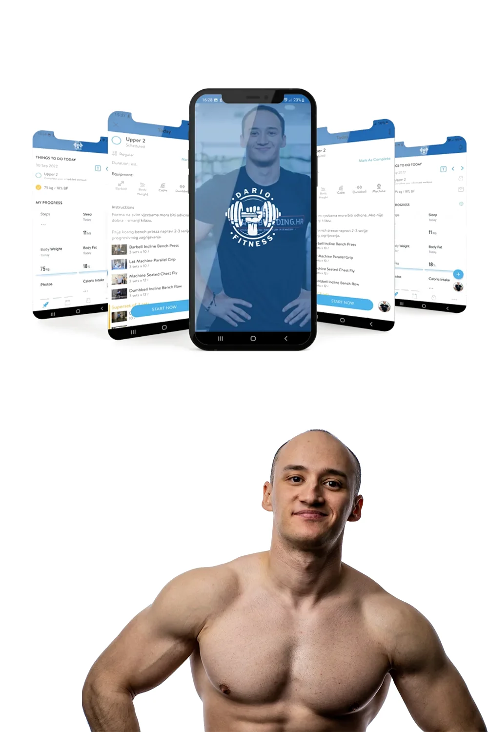 Online coaching Dario Žinić – aplikacija i plan treninga